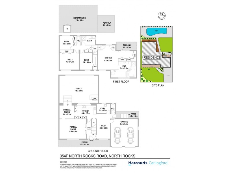 354F North Rocks Road, Carlingford NSW 2118 Floorplan