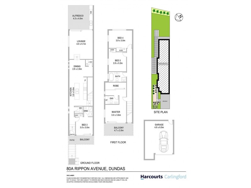 80A Rippon Avenue, Dundas NSW 2117 Floorplan