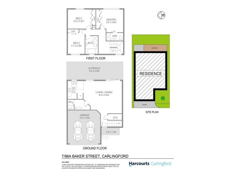 7/96A Baker Street, Carlingford NSW 2118 Floorplan