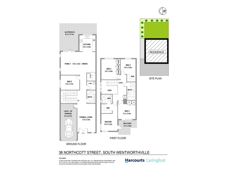 36 Northcott Street, South Wentworthville NSW 2145 Floorplan