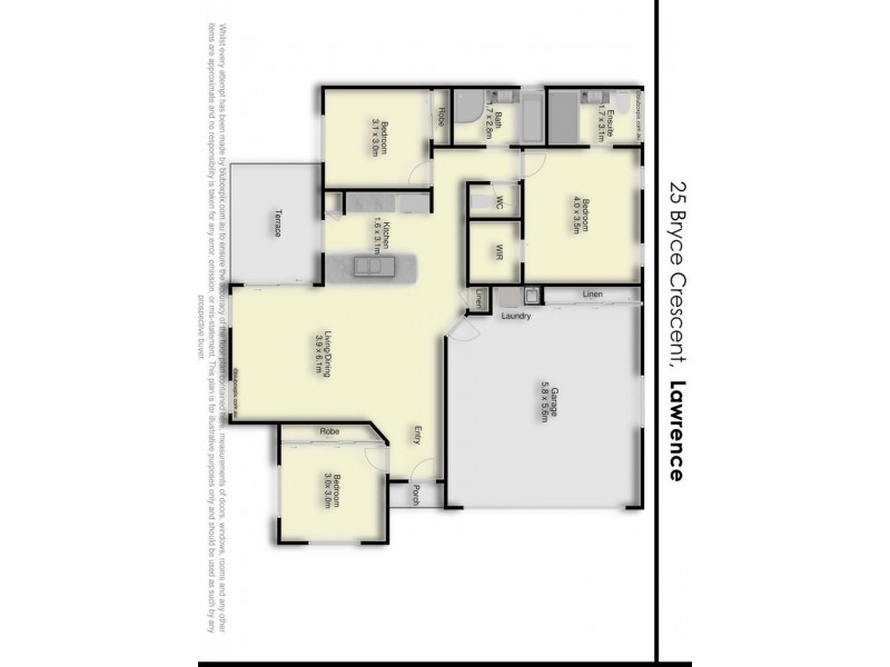 25 Bryce Crescent, Lawrence NSW 2460 Floorplan