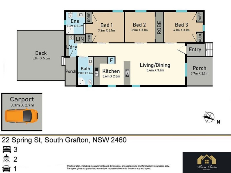 22 Spring Street, South Grafton NSW 2460 Floorplan