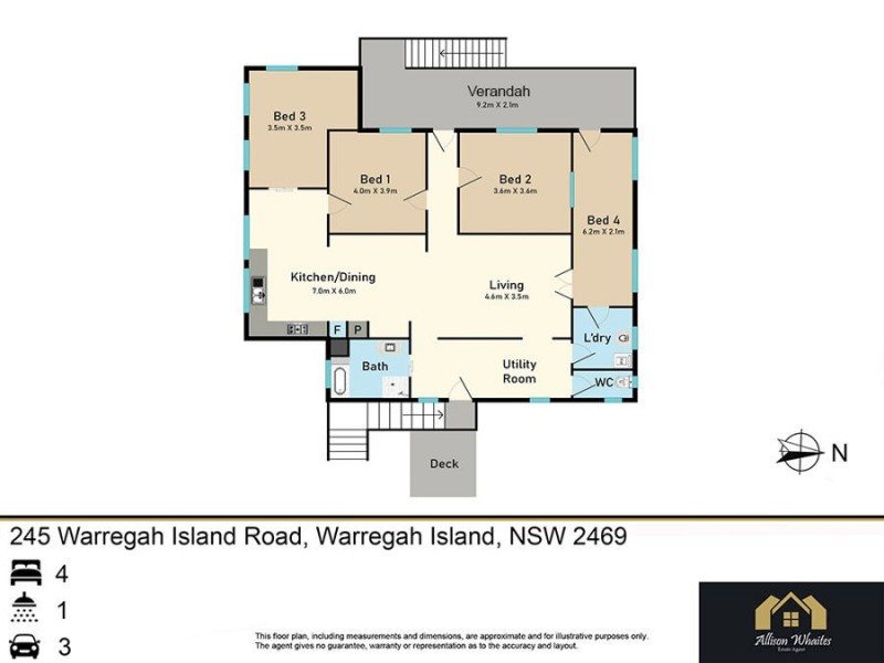 245 Warregah Island Road, Warregah Island NSW 2469 Floorplan