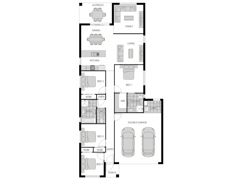 Lot 328 Maguire St, Ripley QLD 4306 Floorplan