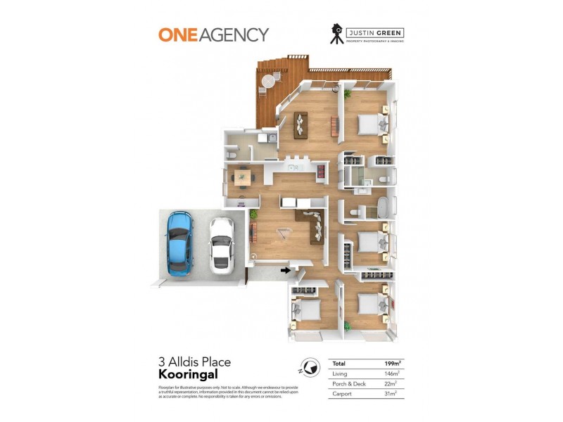 3 ALLDIS PLACE, Kooringal NSW 2650 Floorplan