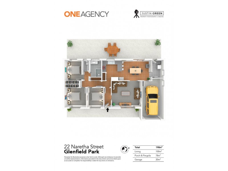 22 Naretha Street, Glenfield Park NSW 2650 Floorplan