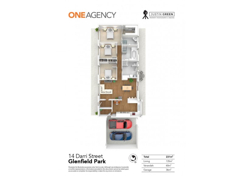 14 Darri Street, Glenfield Park NSW 2650 Floorplan