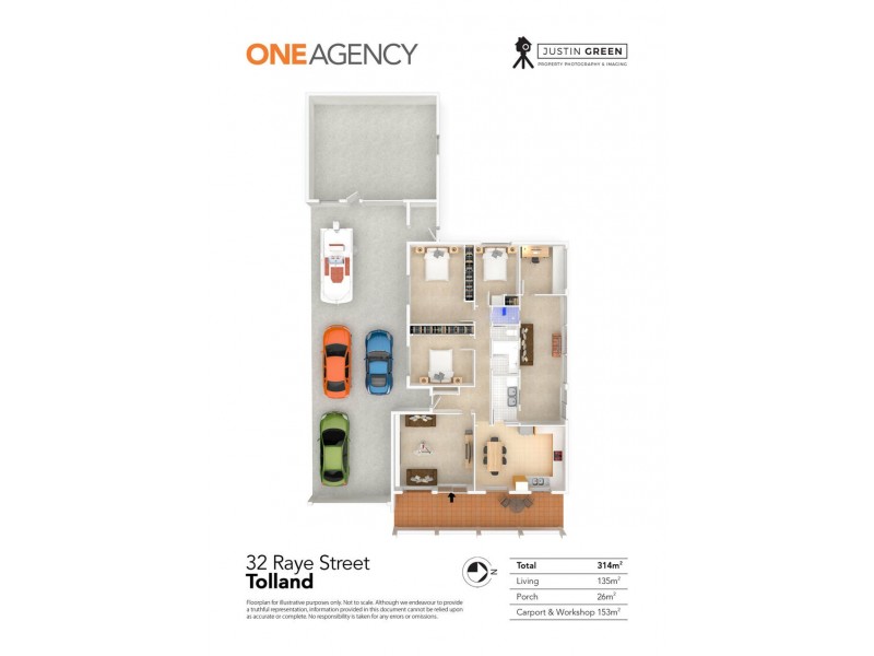 32 RAYE STREET, Tolland NSW 2650 Floorplan