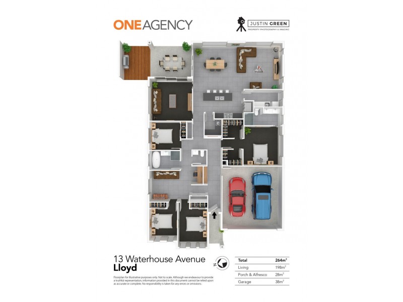 13 Waterhouse Avenue, Lloyd NSW 2650 Floorplan