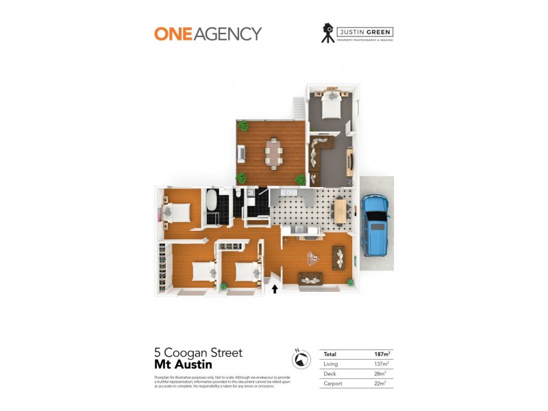 5 COOGAN STREET, Mount Austin NSW 2650 Floorplan