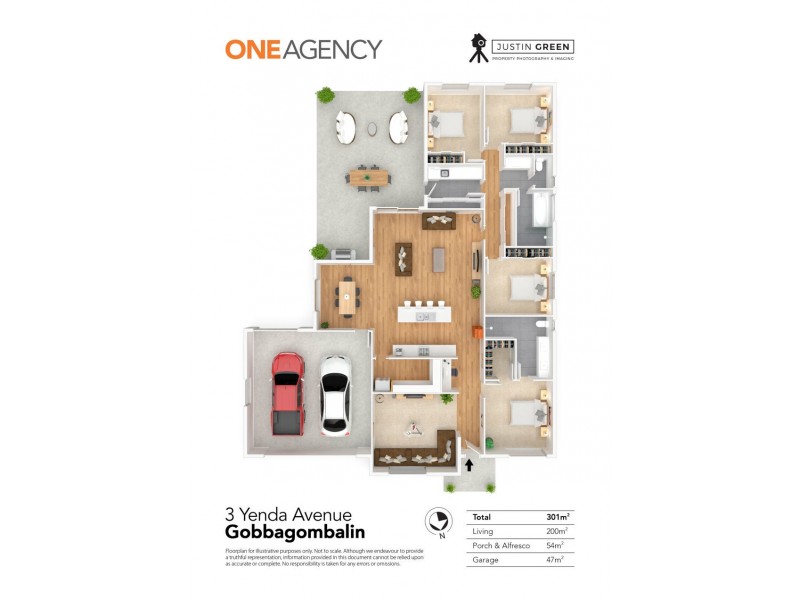 3 Yenda Avenue, Gobbagombalin NSW 2650 Floorplan