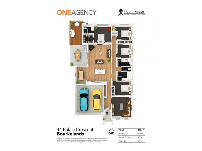 44 Balala Crescent, Bourkelands NSW 2650 Floorplan