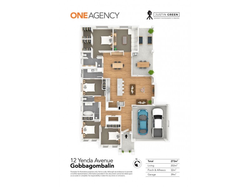 12 Yenda Avenue, Gobbagombalin NSW 2650 Floorplan