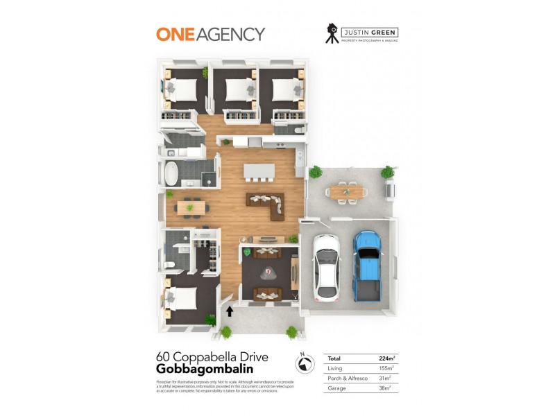 60 COPPABELLA DRIVE, Gobbagombalin NSW 2650 Floorplan