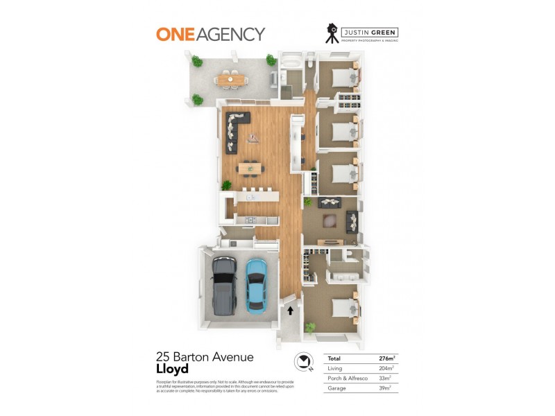 25 BARTON AVENUE, Lloyd NSW 2650 Floorplan