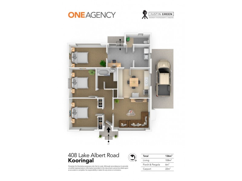 408 LAKE ALBERT ROAD, Kooringal NSW 2650 Floorplan