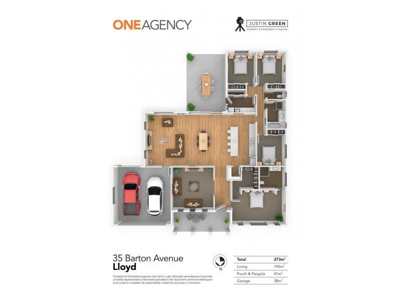 35 BARTON AVENUE, Lloyd NSW 2650 Floorplan
