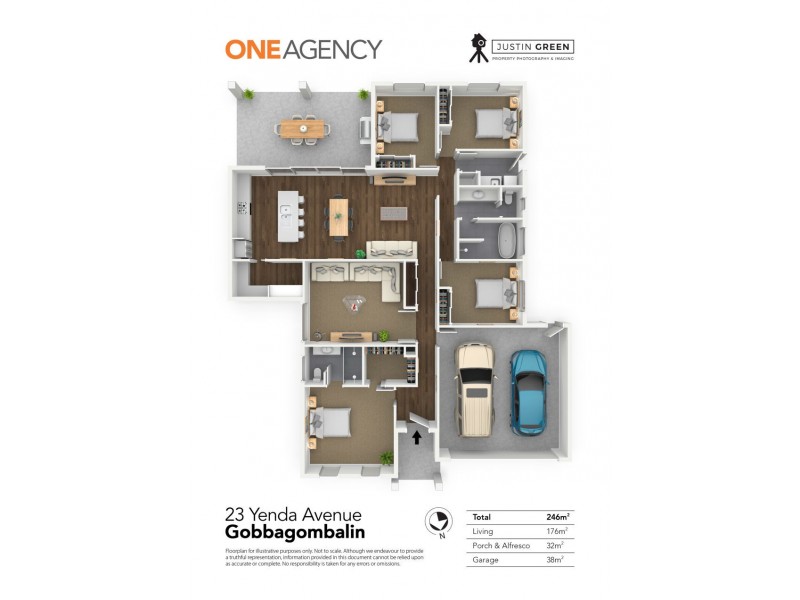 23 YENDA AVENUE, Gobbagombalin NSW 2650 Floorplan