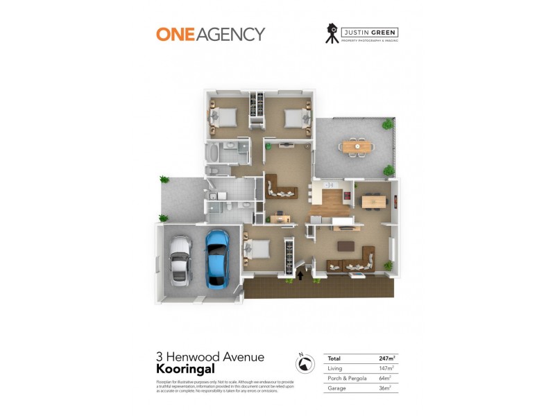 3 HENWOOD AVENUE, Kooringal NSW 2650 Floorplan