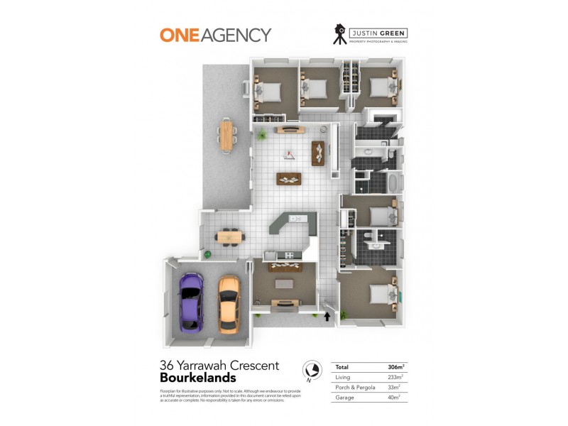 36 YARRAWAH CRESCENT, Bourkelands NSW 2650 Floorplan