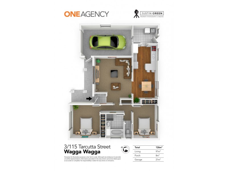 3/115 TARCUTTA STREET, Wagga Wagga NSW 2650 Floorplan