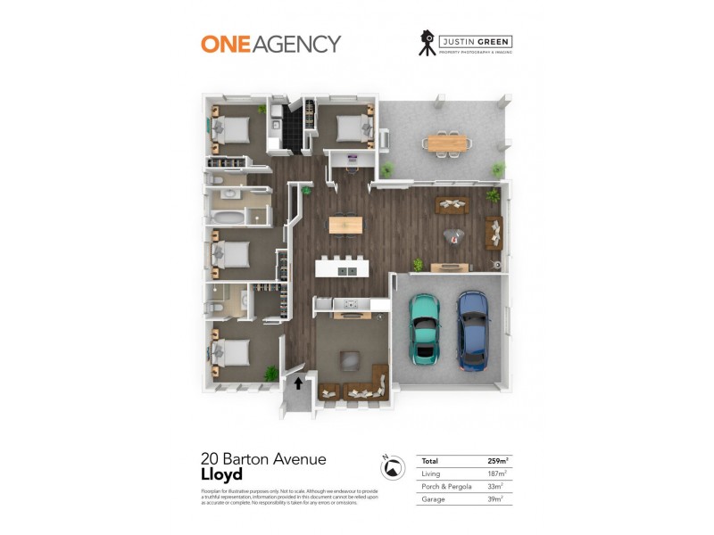 20 BARTON AVENUE, Lloyd NSW 2650 Floorplan