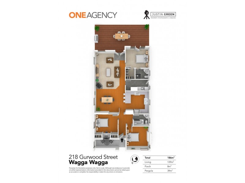 218 GURWOOD STREET, Wagga Wagga NSW 2650 Floorplan