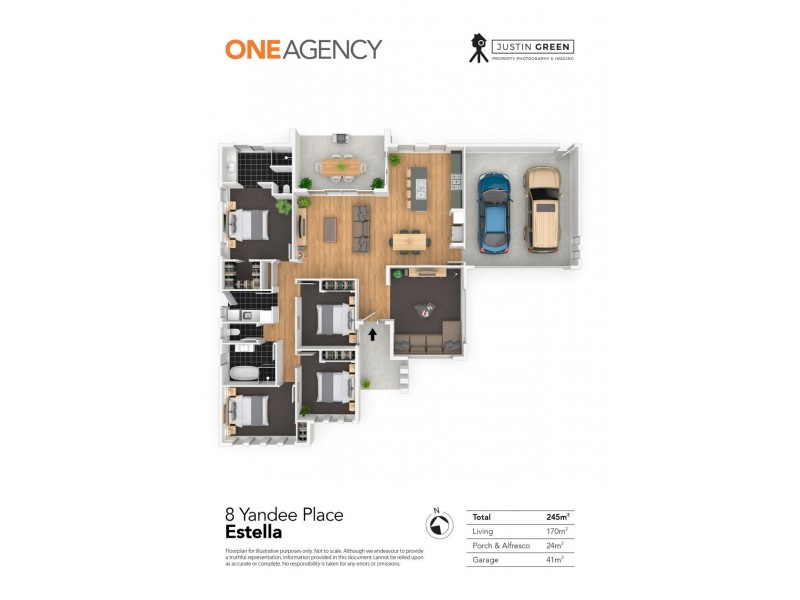8 YANDEE PLACE, Estella NSW 2650 Floorplan