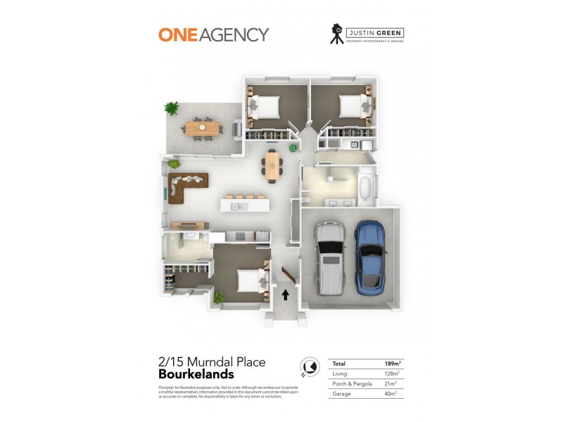 2/15 MURNDAL PLACE, Bourkelands NSW 2650 Floorplan