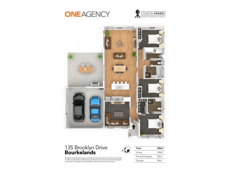 135 BROOKLYN DRIVE, Bourkelands NSW 2650 Floorplan