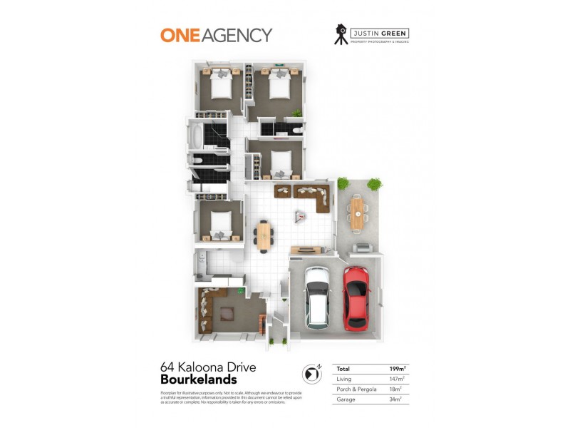 64 KALOONA DRIVE, Bourkelands NSW 2650 Floorplan