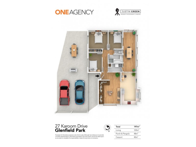 27 KAROOM DRIVE, Glenfield Park NSW 2650 Floorplan