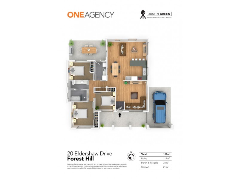 20 ELDERSHAW DRIVE, Forest Hill NSW 2651 Floorplan