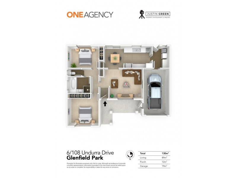 6/108 UNDURRA DRIVE, Glenfield Park NSW 2650 Floorplan