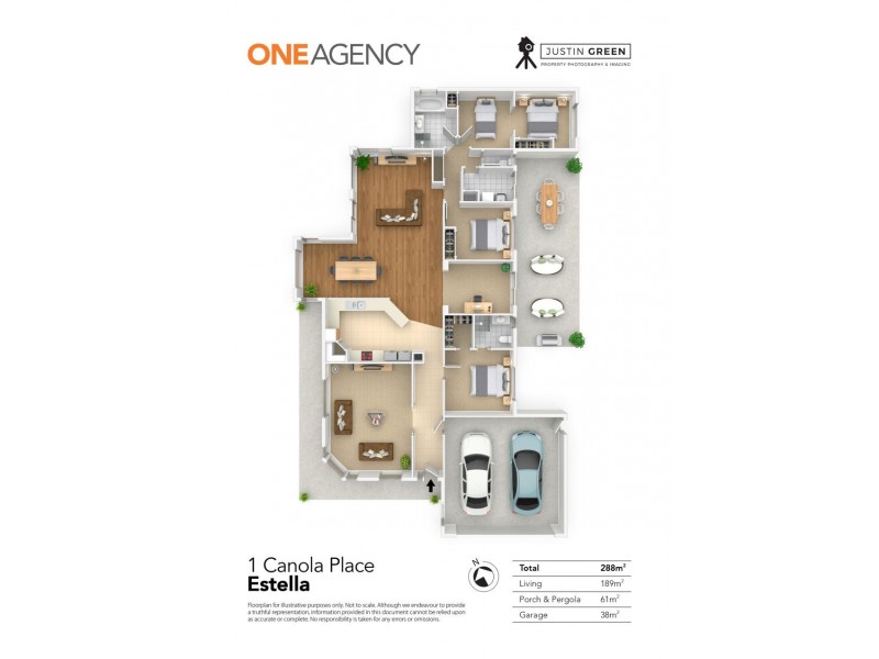 1 CANOLA PLACE, Estella NSW 2650 Floorplan
