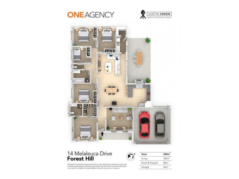 14 MELALEUCA DRIVE, Forest Hill NSW 2651 Floorplan