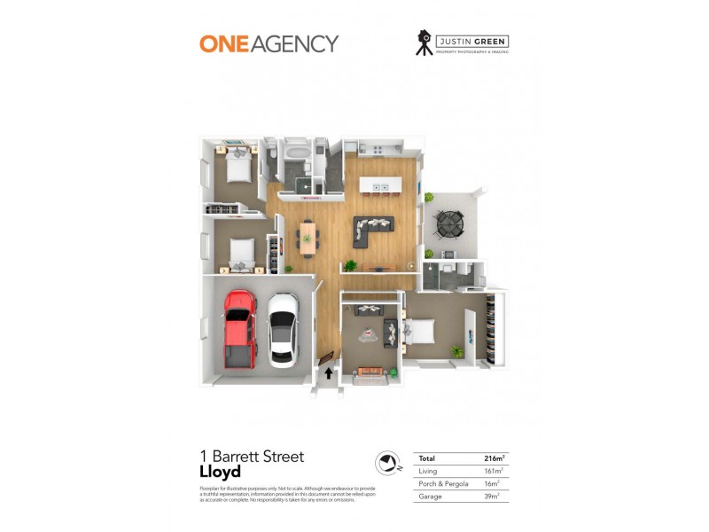1 BARRETT STREET, Lloyd NSW 2650 Floorplan