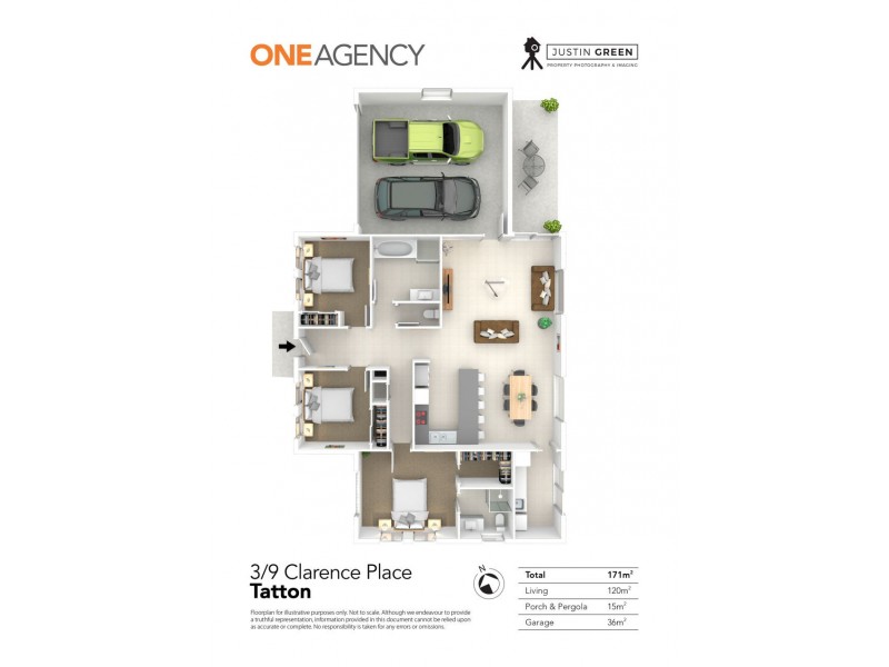 3/9 CLARENCE PLACE, Tatton NSW 2650 Floorplan