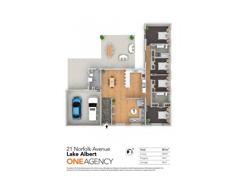 21 NORFOLK AVENUE, Lake Albert NSW 2650 Floorplan