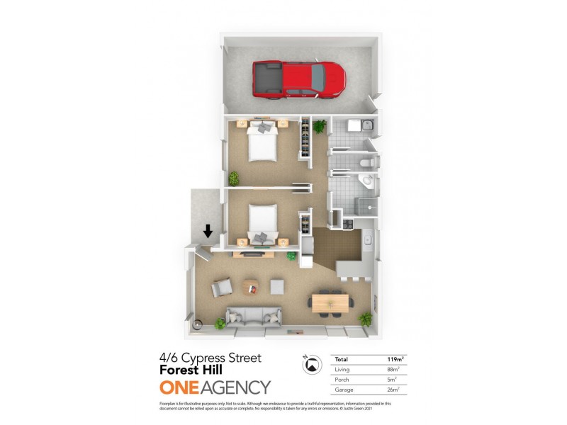 4/6 CYPRESS STREET, Forest Hill NSW 2651 Floorplan