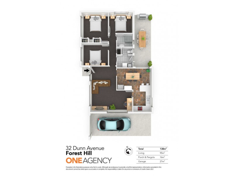 32 DUNN AVENUE, Forest Hill NSW 2651 Floorplan