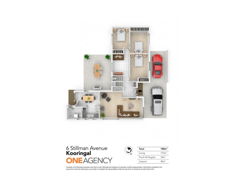 6 STILLMAN AVENUE, Kooringal NSW 2650 Floorplan