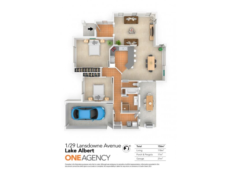 1/29 LANSDOWNE AVENUE, Lake Albert NSW 2650 Floorplan