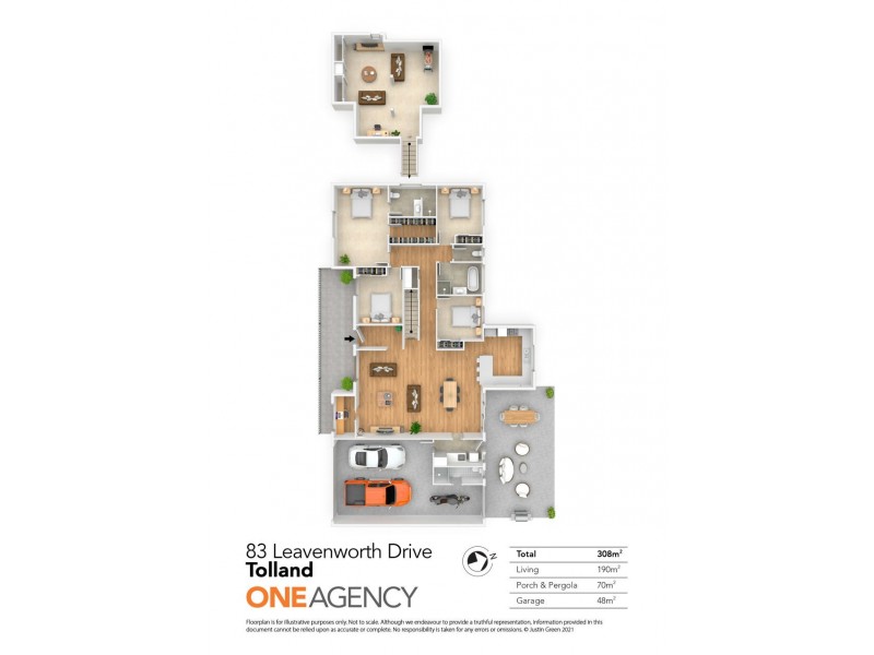 83 LEAVENWORTH DRIVE, Mount Austin NSW 2650 Floorplan