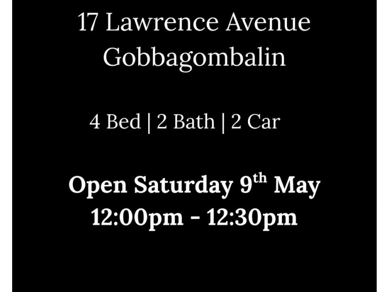 17 LAWRENCE AVENUE, Gobbagombalin NSW 2650