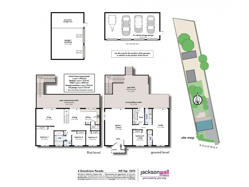4 Grandview Parade, Hill Top NSW 2575 Floorplan