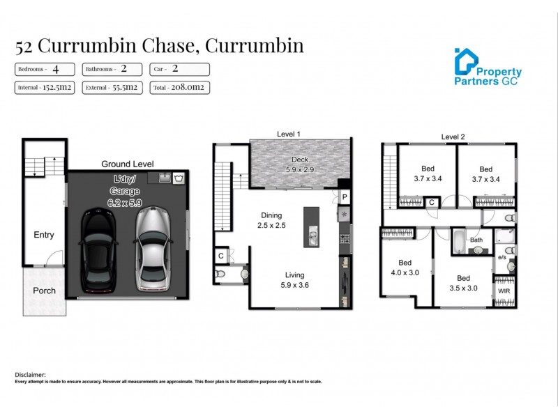 52 Currumbin Chase, Currumbin QLD 4223 Floorplan
