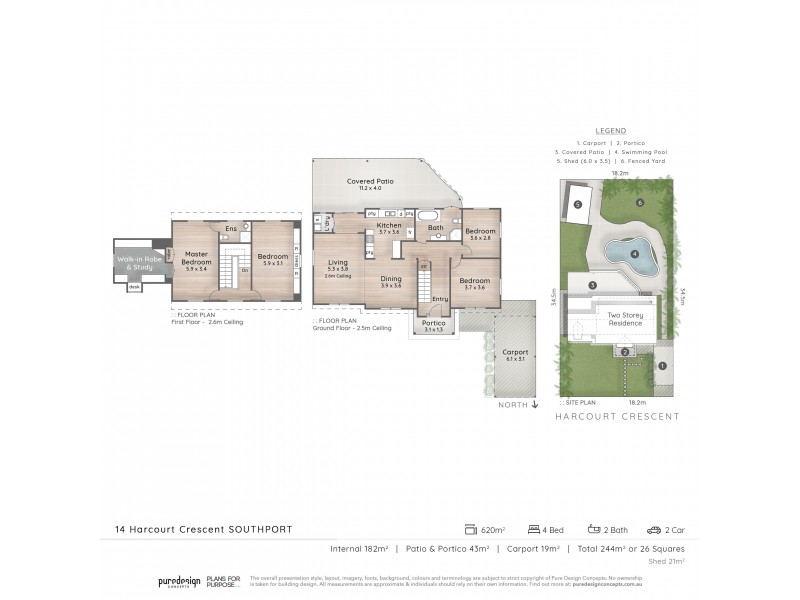 14 Harcourt Crescent, Southport QLD 4215 Floorplan