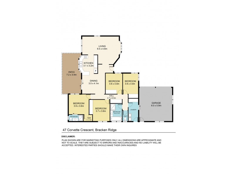 47 Corvette Crescent, Bracken Ridge QLD 4017 Floorplan