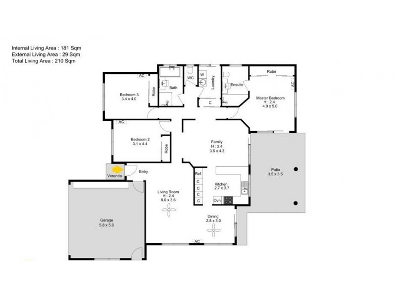 122 College Way, Boondall QLD 4034 Floorplan